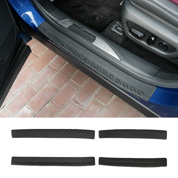 Door Sill Protector for 2023-2025 Lexus RX350 RX350h RX450h RX500h Door Step Protector Side Edge Step Guard Car Door Dust Shield Cover