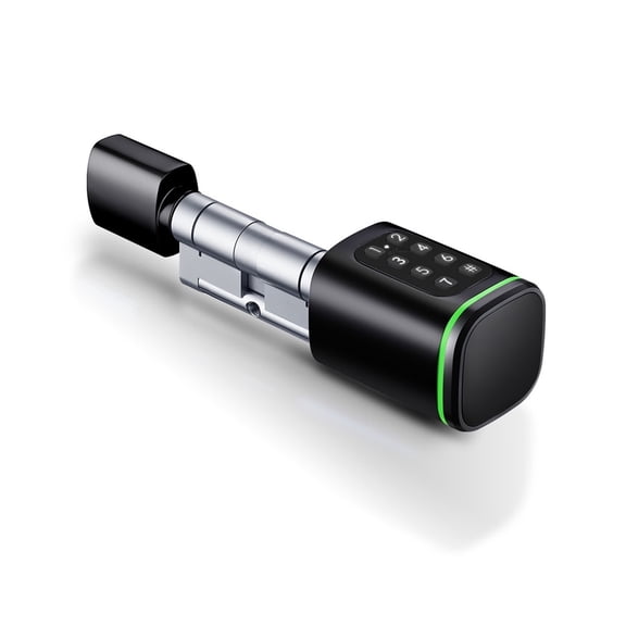 Door Smart Cylinder Lock Bluetooth APP Digital Password Card Mechanicak Key Unlock Home Electronic