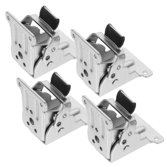 NIAIZEK 4pcs Folding Table Leg Hinges Iron Material Replacement Parts for RVs Coffee Tables and Furniture