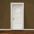 Door Stickers PVC Waterproof Living Room Bedroom Door Wallpaper Self