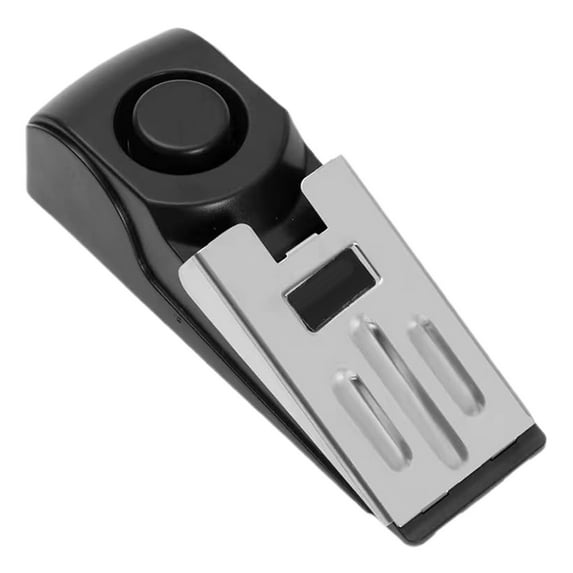 Door Stop Alarm Set, Protection Home Security Door, Travel Hotel Door Lock Devices Pocket Self Defensey Tools for Traveling Hotel Home Apartment(Not Include Battery), 1.85x5.31x1.38"