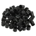 thumbnail image 1 of Uxcell Door Stop Bumper Tips 64Pcs Rubber Door Stopper Tips Caps Silicone Bumper Replacement Ends Black, 1 of 5