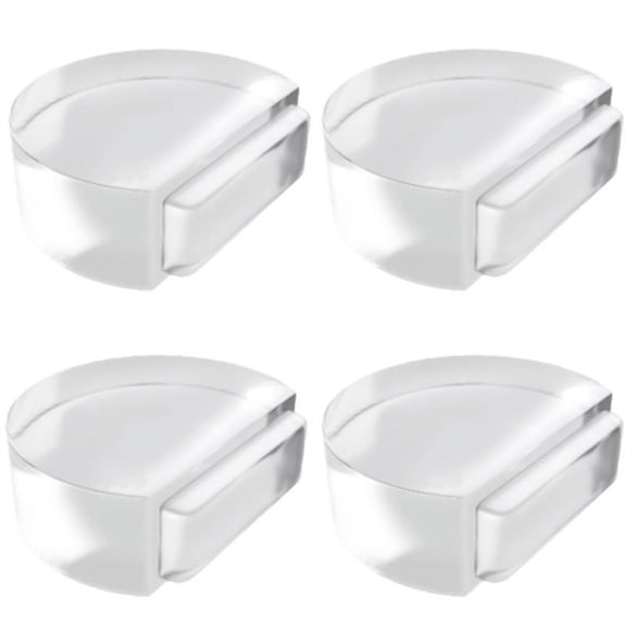 Door Stop, Clear Door Stoppers Door Stoppers for Bottom of Door On Tile for Home Office School Door Silencer 4pack