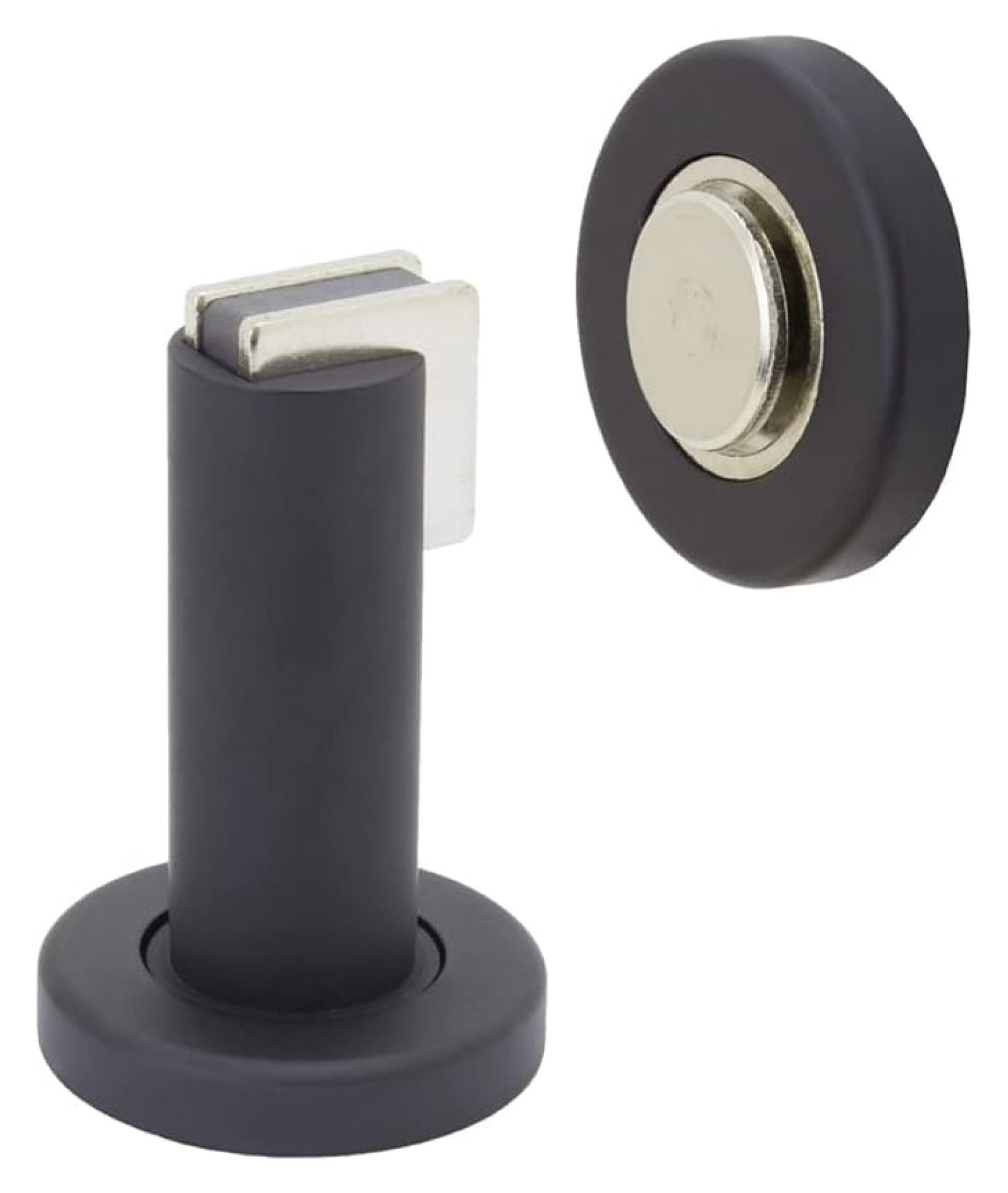 Door Stop Holder & Magnetic Catch - Oil Rubbed Bronze, Modern Design