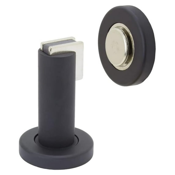 Door Stop Holder & Magnetic Catch - Oil Rubbed Bronze, Modern Design