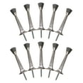 thumbnail image 1 of Design House Cast 10-Pack Steel Door Stop Wall Protector with Rubber Tip, Satin Nickel, 1 of 14