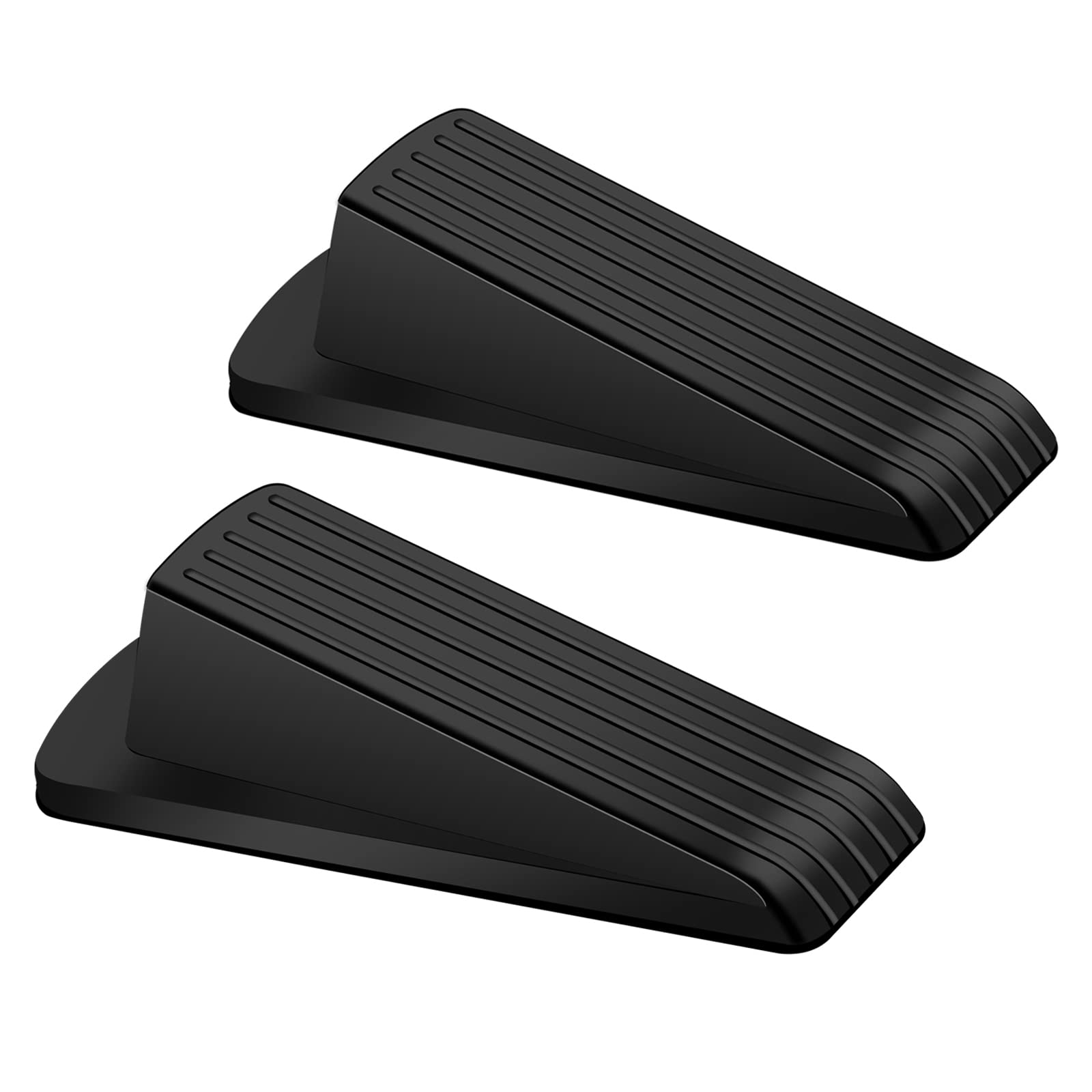 Door Stoppers, 2 Pack Premium Rubber Door Stoppers for Bottom of Door