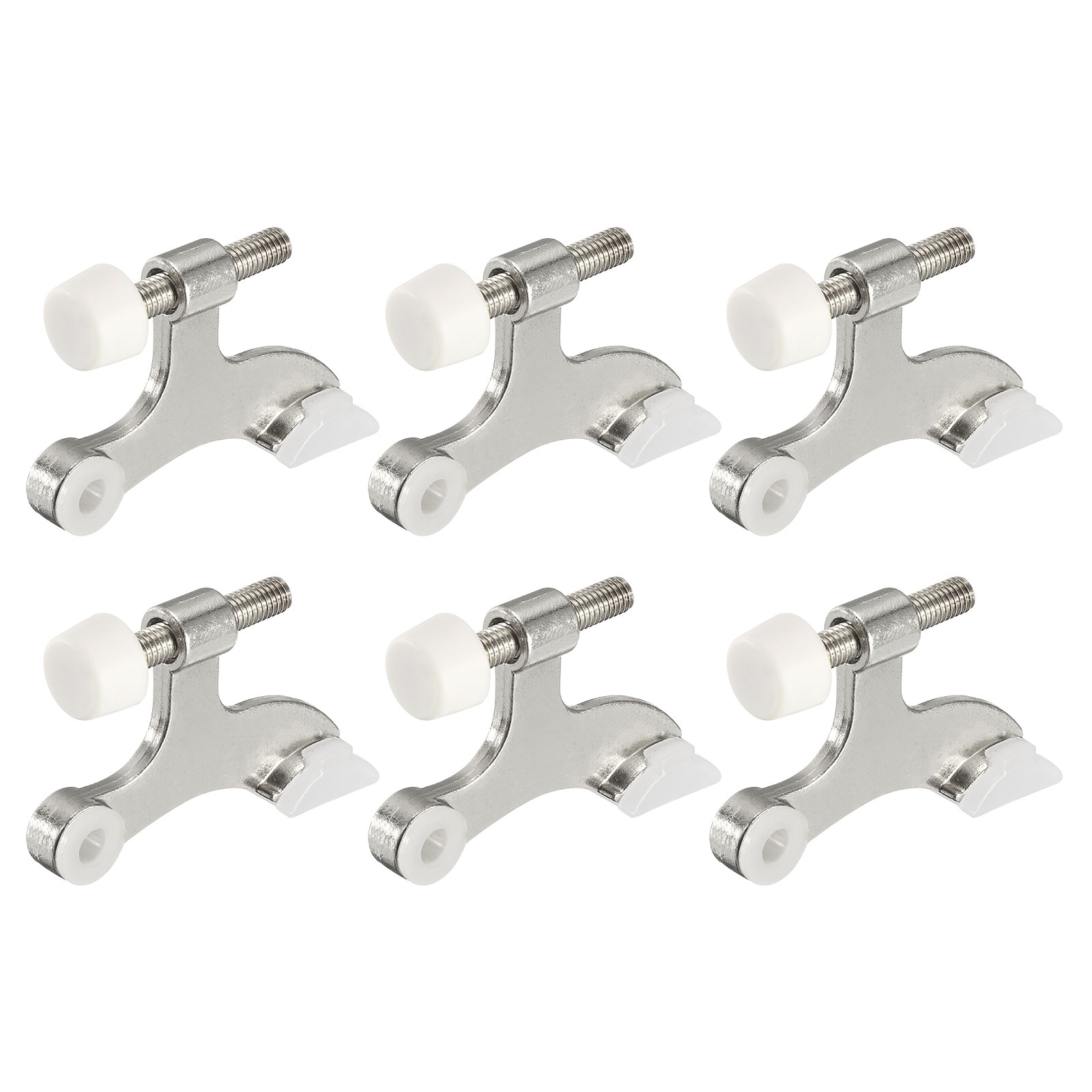 Door Stoppers, 6Pcs 21/2" x 13/4" Zinc Alloy Adjustable Hinge Pin