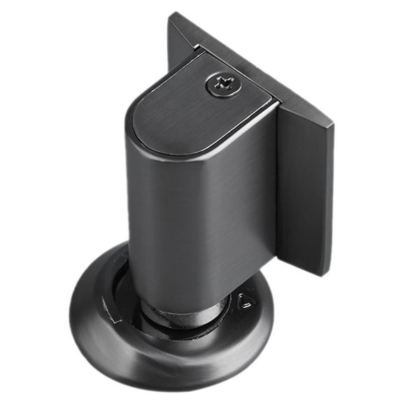 Door Stoppers for Bottom of Door No-Drill, Kickdown Floor Door Stopper, Door Holder to Keep Door Open, Heavy Duty Rubber Door Stop, with Self-Adhesive Wall Protectors