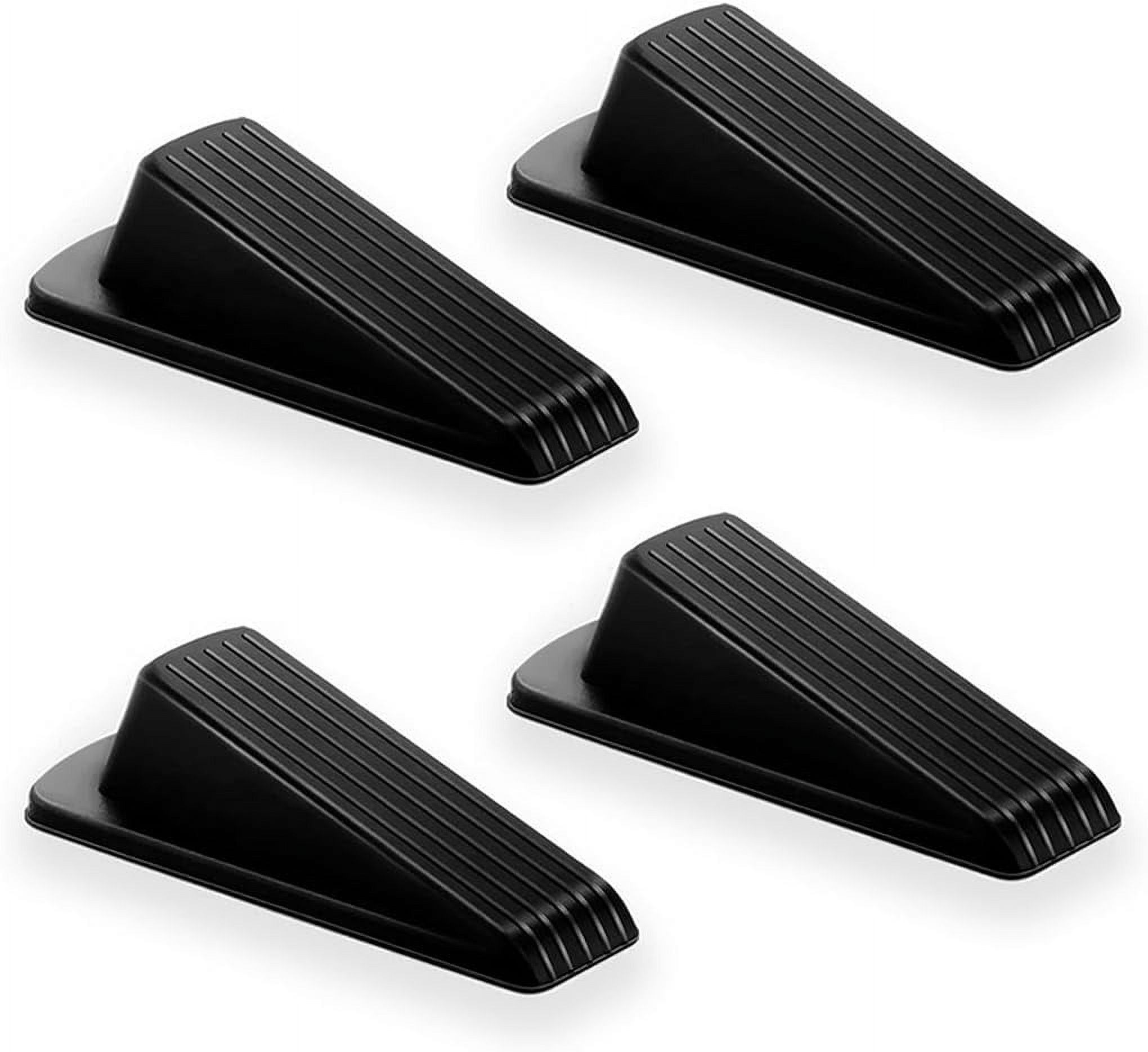 Door Stoppers for Bottom of Door – Rubber Door Stopper Wedge – Pack of 4 – Door Stop – Door Stoppers – Doorstop – Door Wedge – for Inside Door – Ideal for Homes, Schools, Offices, Workshops