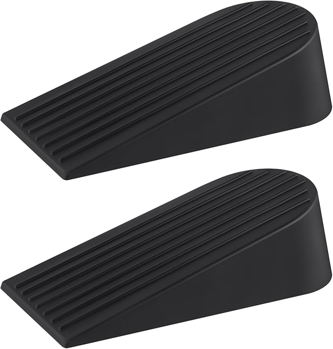 Mtxorvix Rubber Door Stoppers, 3pcs Door Stopper, Wedges For Bottom Of