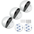 Door Stoppers, Floor Door Stop, White No Drilling Door Stop Sound