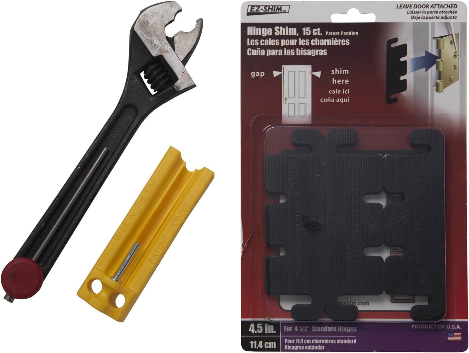 Door Straightener Kit Hinge Shim, Knuckle Bender, Hinge Pin Removal