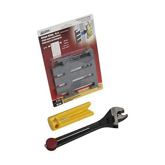 Door Straightener Kit - Hinge Shim, Knuckle Bender, Hinge Pin Removal Tool (4 Inch)