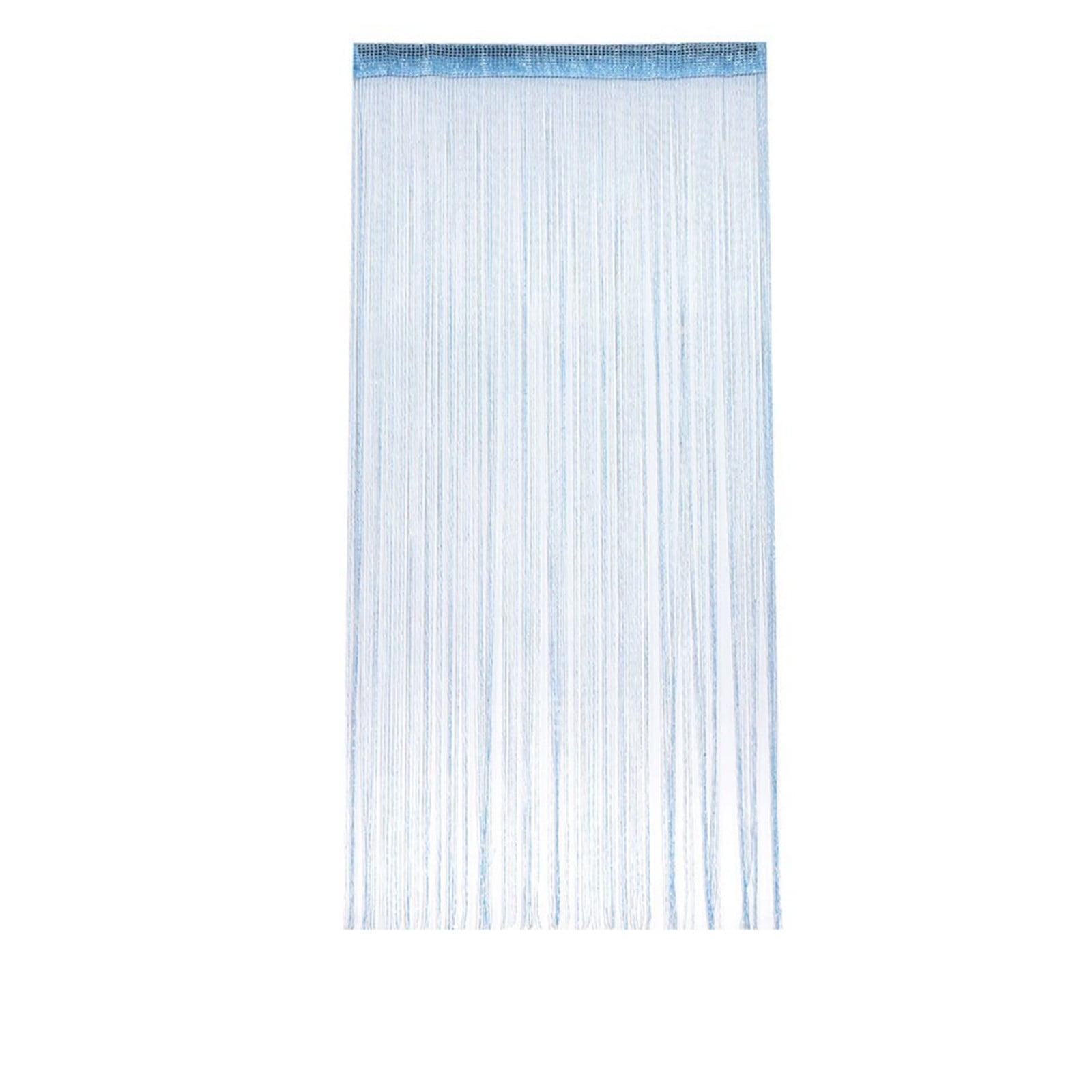 Door String Curtain Rare Flat Silver Ribbon Thread Fringe Window Panel ...