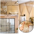 thumbnail image 1 of Door String Curtain Silver Ribbon Thread Fringe Wall Panel Thread Fringe Curtain Panel for Living Room Wedding Coffee House Restaurant, 1 of 6