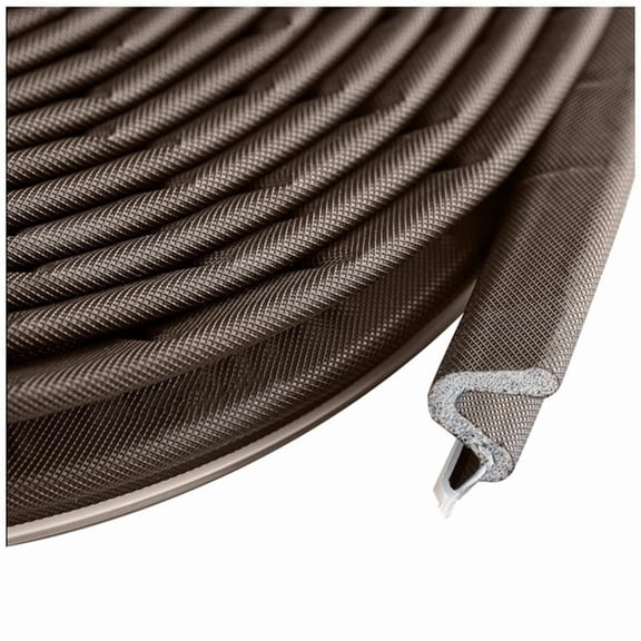 Door Stripping Seal Window Kerf Soundproof Strip V-Shaped Foam Weather Stripping for Card Slot Large Space 60 Feet Brown,1roll * foam sealing strip,Brown