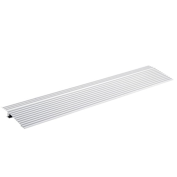 Door Threshold Ramp, 1" Rise, 800 lbs Load Capacity, Door Ramp for Wheelchairs, Adjustable Modular Threshold Ramp for Wheelchairs, Scooters, Aluminum Threshold Ramp for Doorways,Power Chairs