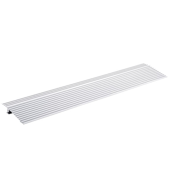 Door Threshold Ramp, 1" Rise, 800 lbs Load Capacity, Door Ramp for Wheelchairs, Aluminum Threshold Ramp for Doorways, Adjustable Modular Threshold Ramp for Wheelchairs, Scooters, Power Chairs