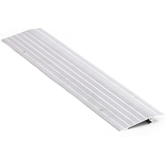 Door Threshold Ramp 1" Rise Door Ramp Aluminum Entry Ramp or Doorways Rated 800 lbs Load Capacity forWheelchair Scooters Power Chairs Walkers