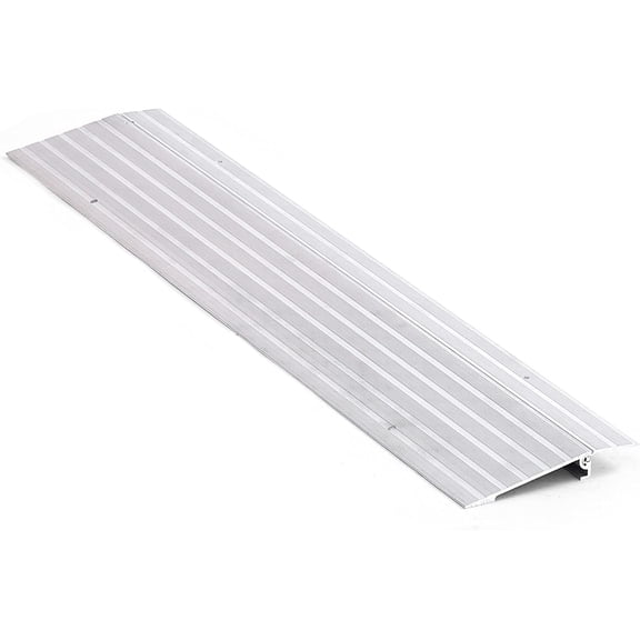 Door Threshold Ramp 1" Rise Door Ramp Aluminum Entry Ramp or Doorways Rated 800 lbs Load Capacity forWheelchair Scooters Power Chairs Walkers