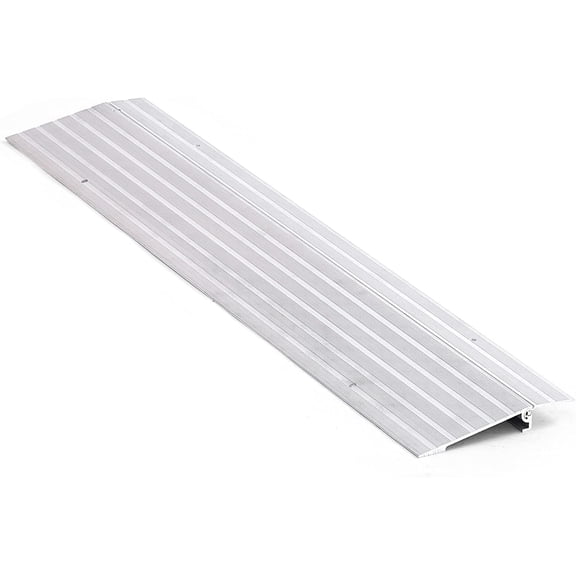 Door Threshold Ramp, DWALE 1" Rise Aluminum Entry Ramp, 800 lbs Capacity for Wheelchairs, Scooters & Walkers