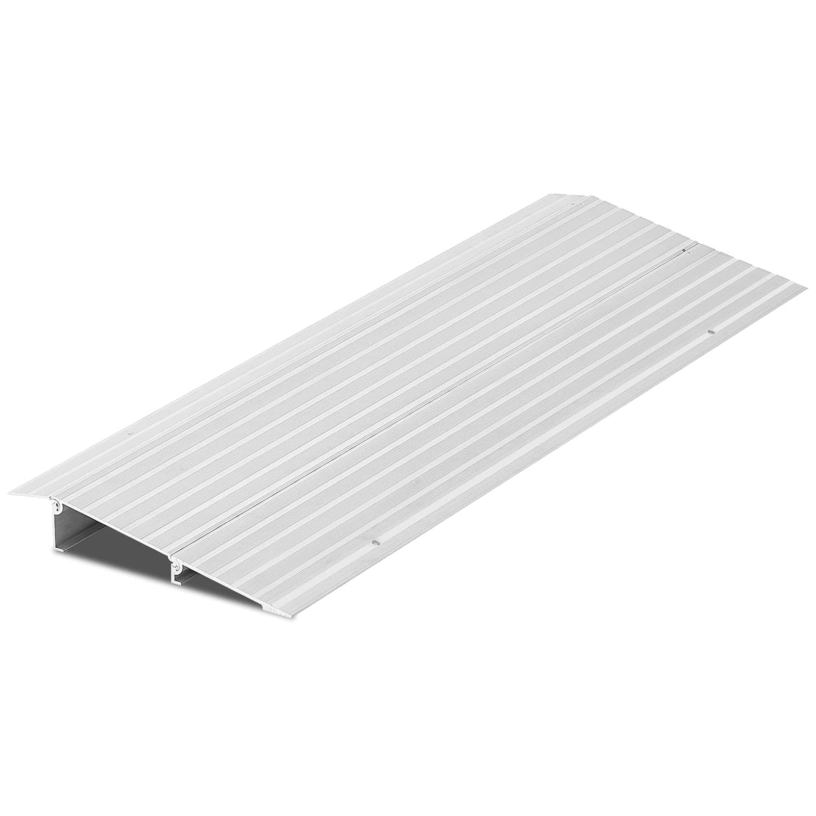 Door Threshold Ramp 2" Rise, Aluminum Entry Ramp for Doorways, 800 lbs ...
