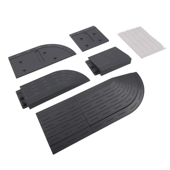 Door Threshold Ramp For DJI For ROMO S/A/P, Anti-Slip Robot Vacuum Accessory With Drainage Grooves For Wheelchair And Scooter Entry Transition At Home Entrances