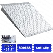Door Threshold Ramp Handicap 2" Rise Doorway Wheelchairs Carts 800LBS Non-slip