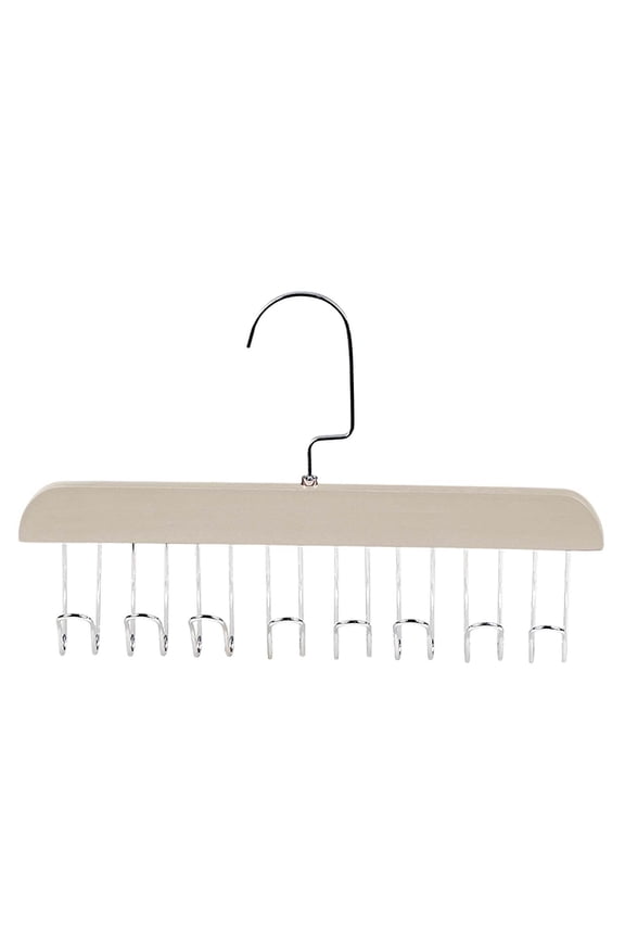 Door Towel Rack Anti Slip Multi Hook Coat Racks Bra Hangers For Closet Organizer With 8 Hooks 360 °Swivel Belt Hanger For Closet For Belt Tie Tank Top Bra Scarf