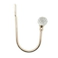 thumbnail image 1 of Door Towel Rack Curtain Alloy U Shaped Crystal Wall Hook Electro Galvanized Curtain Hook, 1 of 4