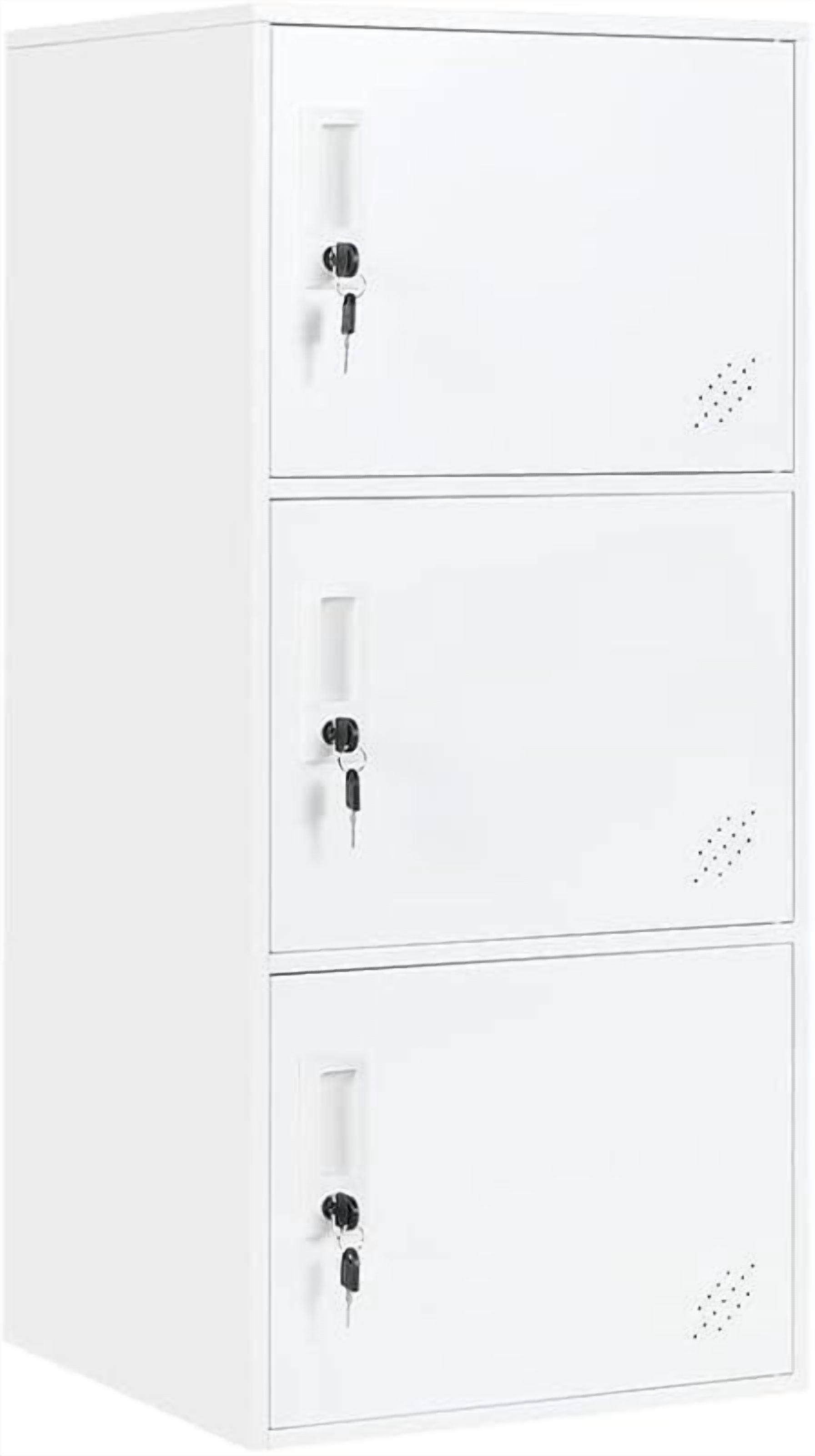 Door Vertical Stackable Storage Cabinet with Lock,Anti-Failing Device ...