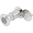 thumbnail image 1 of Door Viewer Peephole, 220-degree Door Viewer, 7/8 Inch Pipe Diameter Peephole with Privacy Cover for 1-3/8" to 2-3/8" Doors (Silver), 1 of 5