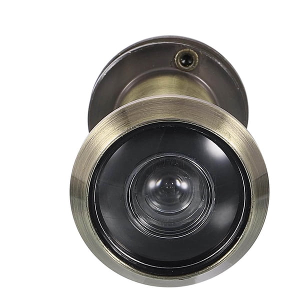 Door Viewer Peephole, Copper Privacy Door Viewer for Security, Fits Door Peep Hole with Privacy Cover for Home Office Hotel, Bronze