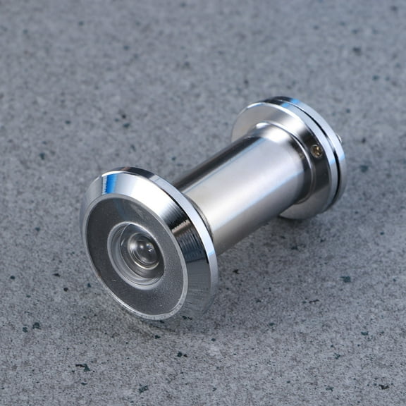 Door Viewer Door Viewer Wooden Door Security Door Peep Hole Pinhole for Home Office Hotel (Silver)