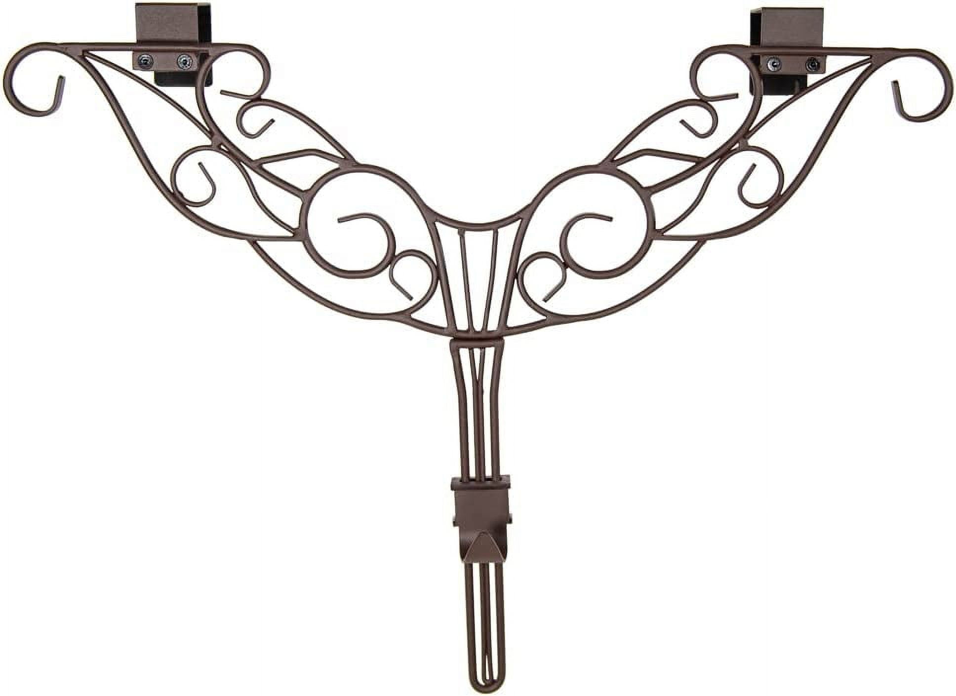 Door WREATH HANGER] Antler Design ADJUSTABLE Hook Length for Tall