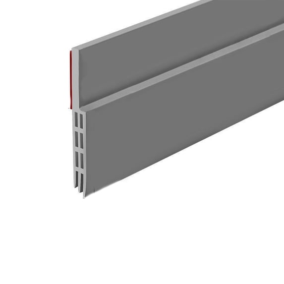 Door Weather Stripping | Draft Blocking Door Seal Strip | Gray Door Bottom Seal for Exterior and Interior Doors