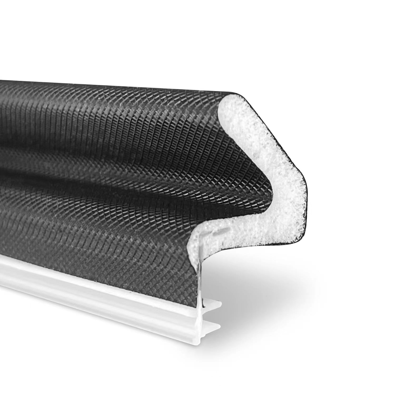 26ft Black VShaped Foam Kerf Weather Stripping Door Seal