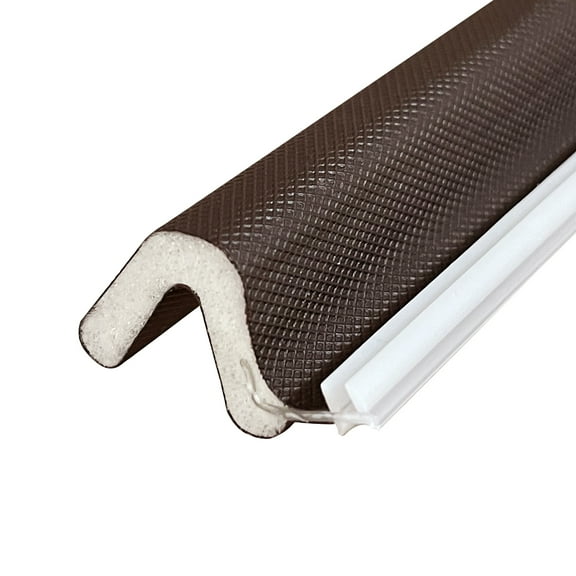 Door Weather Stripping, Weather Stripping Door Seal, Soundproof Door Seal Strip, V-Shaped Foam Kerf Weather Stripping for Door Frame, 26 Feet, Brown