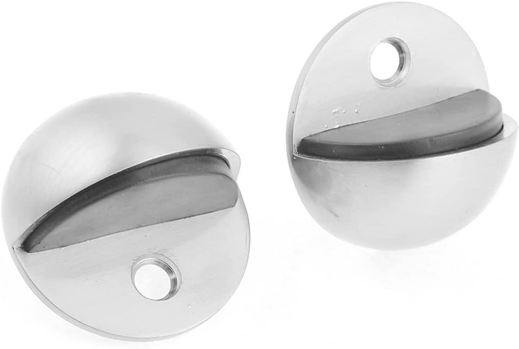 Ironmongery World Projecting Door Stop – Wall Mounted Skirting Board Floor Door Stopper 2 thumbnail image