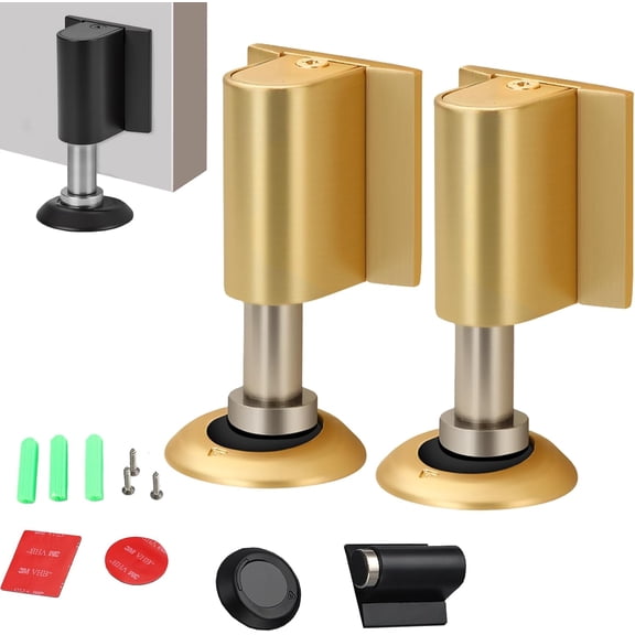 Door Wedge Stopper, 2026 New Magnetic Doors, No Drill Invisible Doorstops for Inside Door, Heavy Duty Magnetic Doors Catch Holder to Keep Doors Open