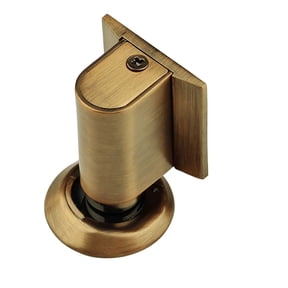 Door Wedge Stopper, Antique Bronze Finish, 1 Pack Door Stop with Installaton Tool, Floor Mounted Door Holder for Home Residential Commercial Doors Keeps Doors Open