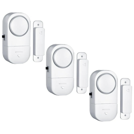 Door Window Alarm, 95DB Door Alarms for Kids Safety, Wireless Sensor Door Window Burglar Alarm-Window Pool Alarms for Home (3 Pack)