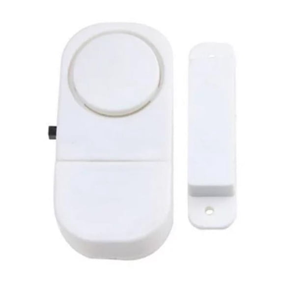 Door Window Alarm Sensor, Wireless Magnetic Security Alarm with 90dB Siren, Battery Powered Home Security Alert (1Pcs)