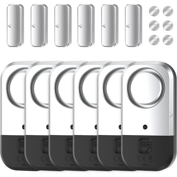 Door Window Alarm Sensors - Door Alarms for Kids Safety, Door Alarms for Home Security, for Home, Office, Store, Garage, Dorm Room, Apartment, RV, 8 Pack