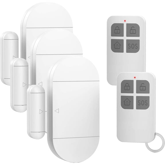 Door Window Alarm When Opened for Home Kids Safety with Remote, Door Entry Magnetic Sensor Alarm for Store/Garage,130dB Loud Alarm 4 Working Mode