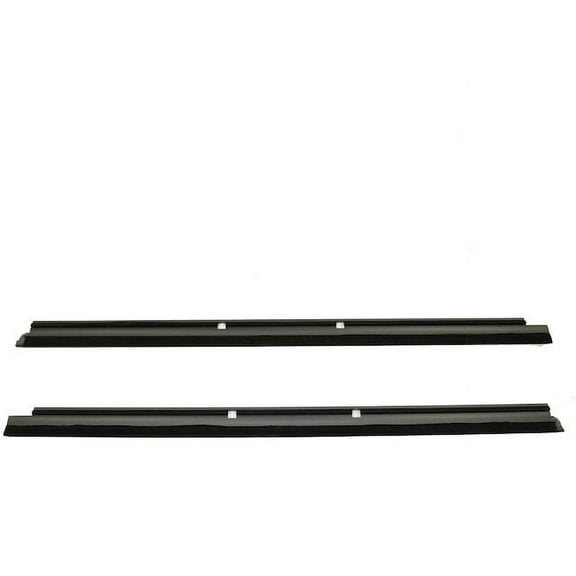 Door Window Belt Weatherstrip 2 Piece Set - Compatible with 2007 GMC Sierra 3500 Classic