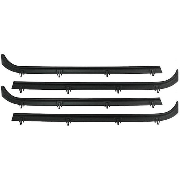 Door Window Belt Weatherstrip 4 Piece - Compatible with 1971 - 1974 Chevy G30 Van 1972 1973