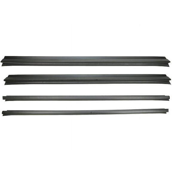 Door Window Belt Weatherstrip 4 Piece Set - Compatible with 1994 - 2002 Dodge Ram 2500 1995 1996 1997 1998 1999 2000 2001