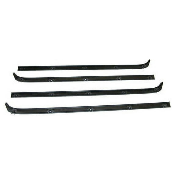 Door Window Belt Weatherstrip - Compatible with 1981 - 1993 Dodge W250 1982 1983 1984 1985 1986 1987 1988 1989 1990 1991 1992